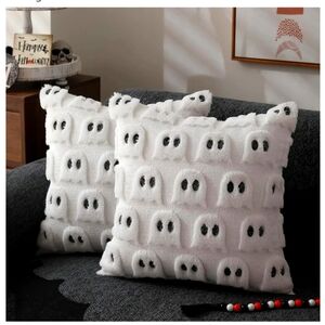 Ghost Pillow Covers 18X18 inch set of 2